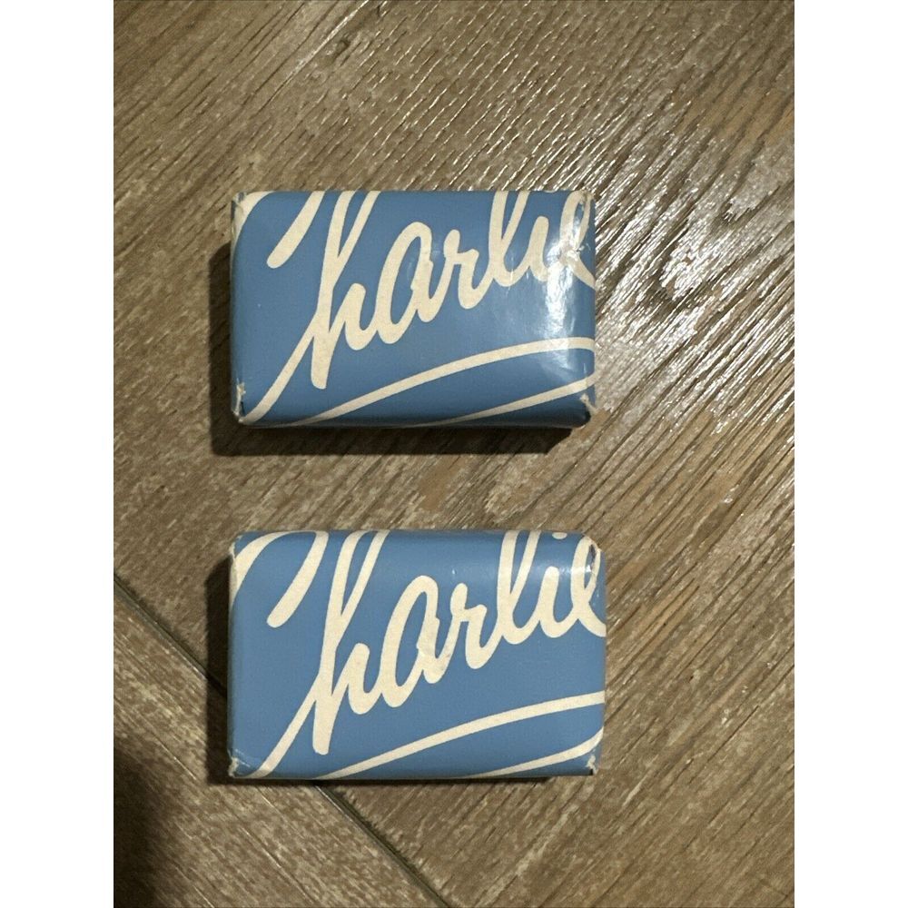 Revlon CHARLIE Vintage Bath And Body Bar Of Soap Fragranced 3 Ounces X 2